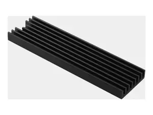 "AXAGON CLR-M2L6" pasyvusis - M.2 SSD, 80 mm SSD, ALU korpusas, silikoninės šiluminės pagalvėlės, aukštis 6 mm