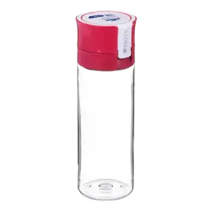 "Brita Vital", 600 ml, kasdieniam naudojimui, rožinis, skaidrus, vyriškas / moteriškas, atlenkiamas dangtelis, vienspalvis