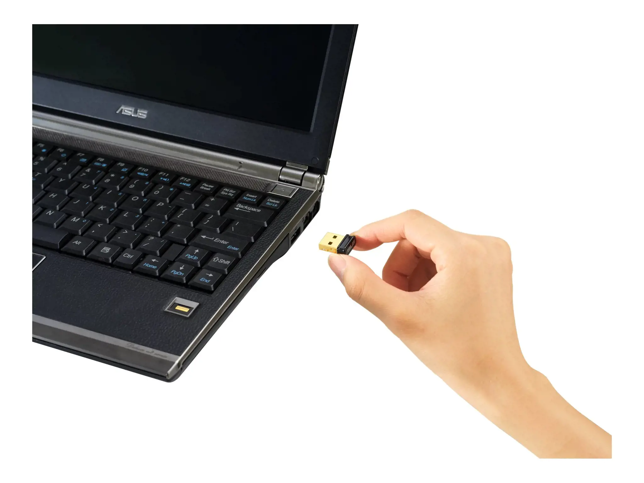 ASUS USB-BT500, belaidis, USB, "Bluetooth", 3 Mbps, juodas, auksinis