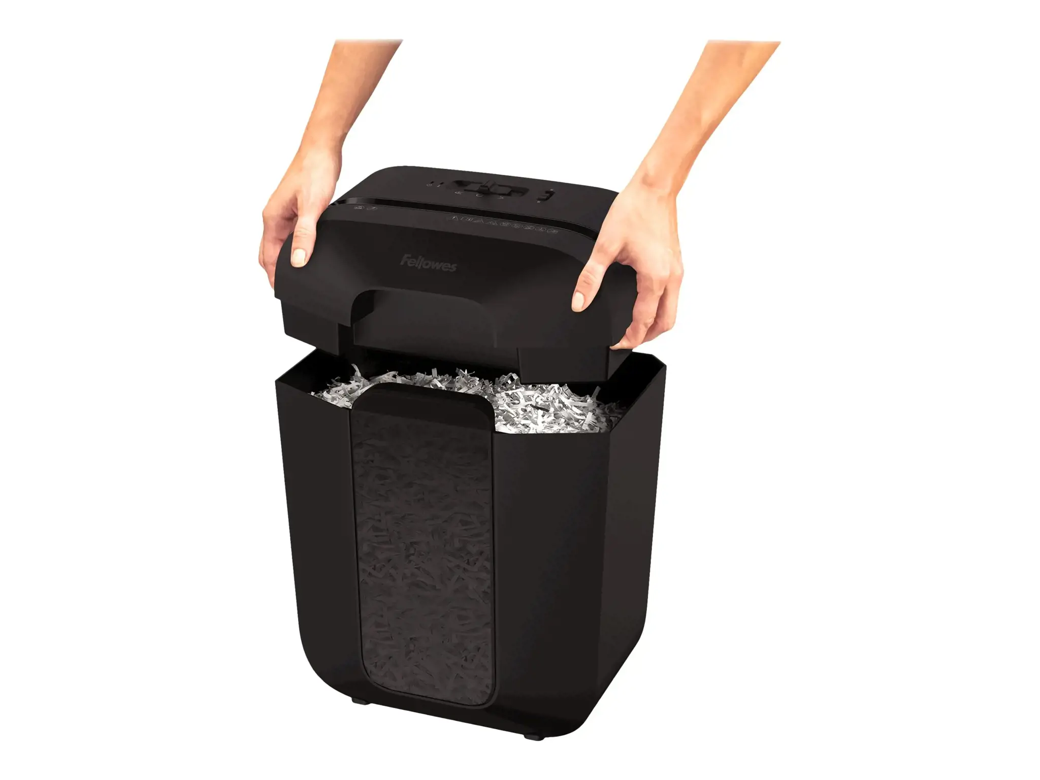 "Fellowes Powershred LX45", kryžminis smulkinimas, 4 x 37 mm, 17 l, mygtukai, 6 min, juoda