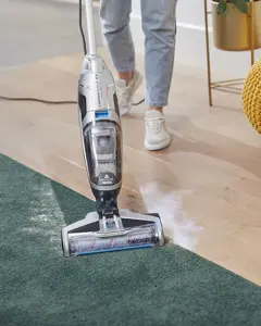 "Bissell" dulkių siurblys "CrossWave C3 Select Corded", veikiantis su laidu, rankinis kotas, skalbimo funkcija, juodas/titaninis/mėlynas, 24 mėn. garantija