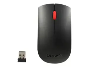 Lenovo 4X30M39504, pilno dydžio (100%), belaidis, juodas, pelė pridedama