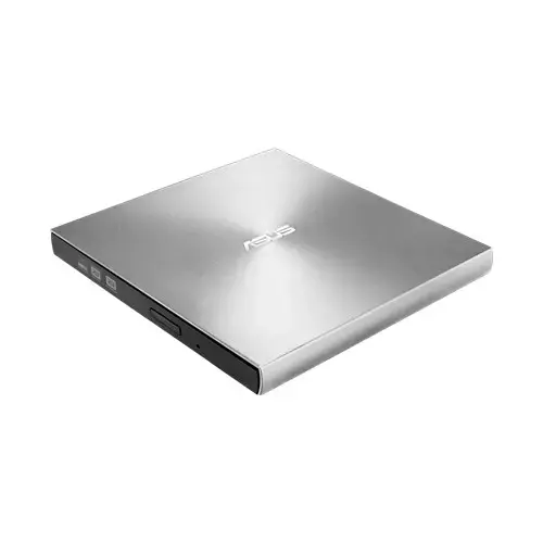 ASUS SDRW-08U7M-U, sidabrinis, dėklas, vertikalus/horizontalus, stalinis/nešiojamasis kompiuteris, DVD±RW, USB 2.0