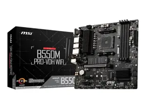 MSI B550M PRO-VDH WIFI, AMD, "Socket AM4", 3 kartos "AMD Ryzen™ 3", 3 kartos "AMD Ryzen 5", 3 kartos "AMD Ryzen™ 7", 3 kartos..., DDR4-SDRAM, 128 GB, DIMM