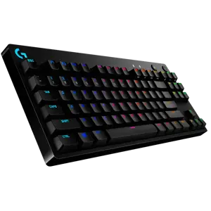 LOGITECH G PRO TKL laidinė mechaninė žaidimų klaviatūra - BLACK - US INT'L - USB - CLICKY