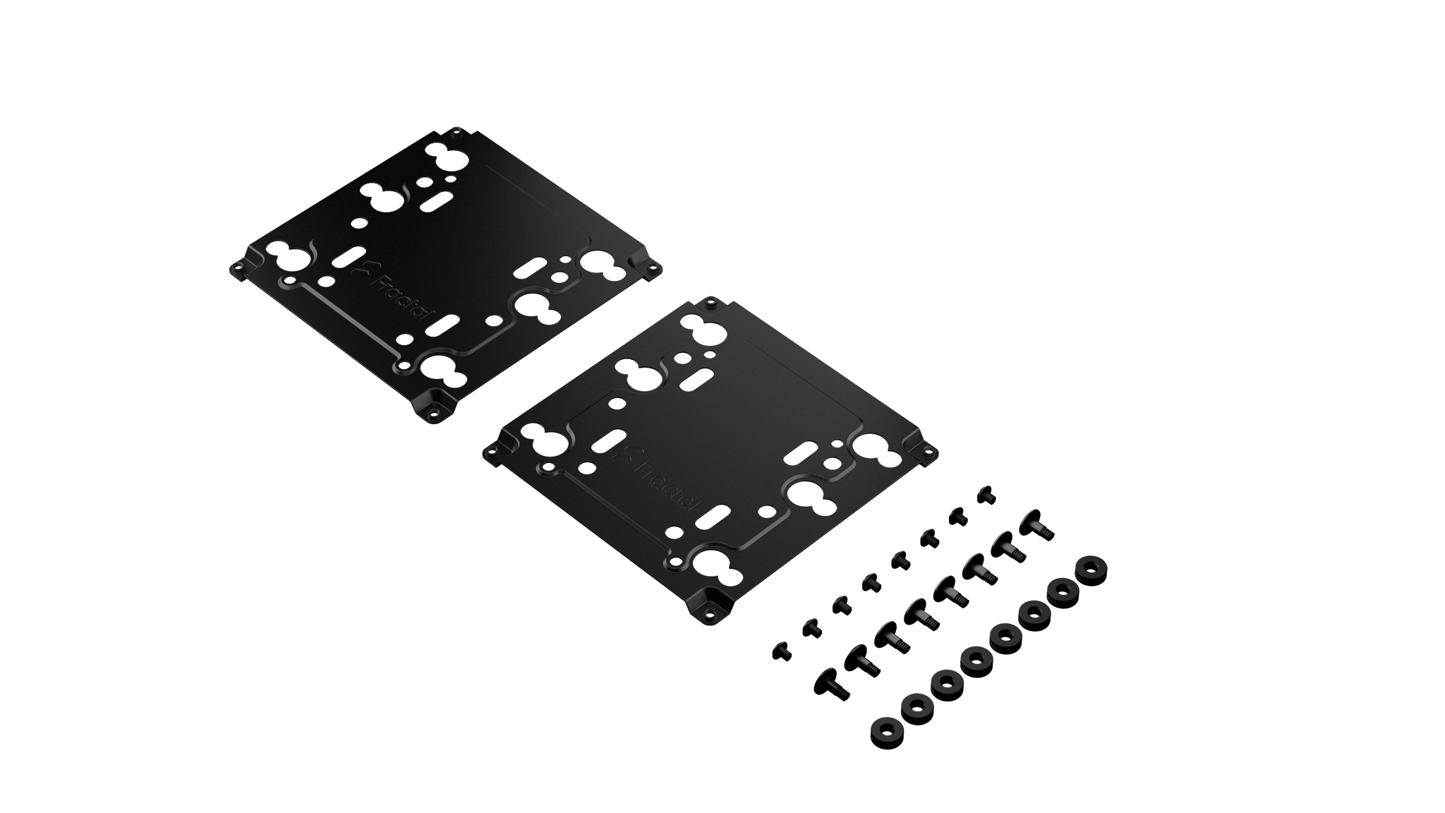 "Fractal Design" FD-A-BRKT-003, universalus, kietojo disko laikiklis, plienas, juodas, 2,5,3,5", 120 mm