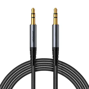 Audio kabelis Joyroom SY-A08 3,5mm to 3,5mm 1.2m juodas