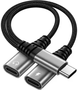 PremiumCord adapter USB-C Splitter 2in1