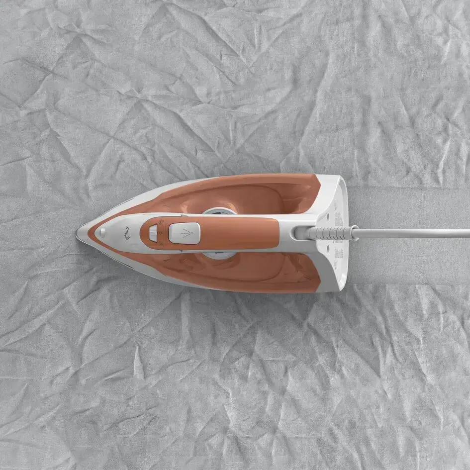 Tefal Virtuo 30 FV2C40E0 iron Dry & Steam iron Ceramic soleplate 2000 W Peach, White