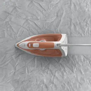 Tefal Virtuo 30 FV2C40E0 iron Dry & Steam iron Ceramic soleplate 2000 W Peach, White