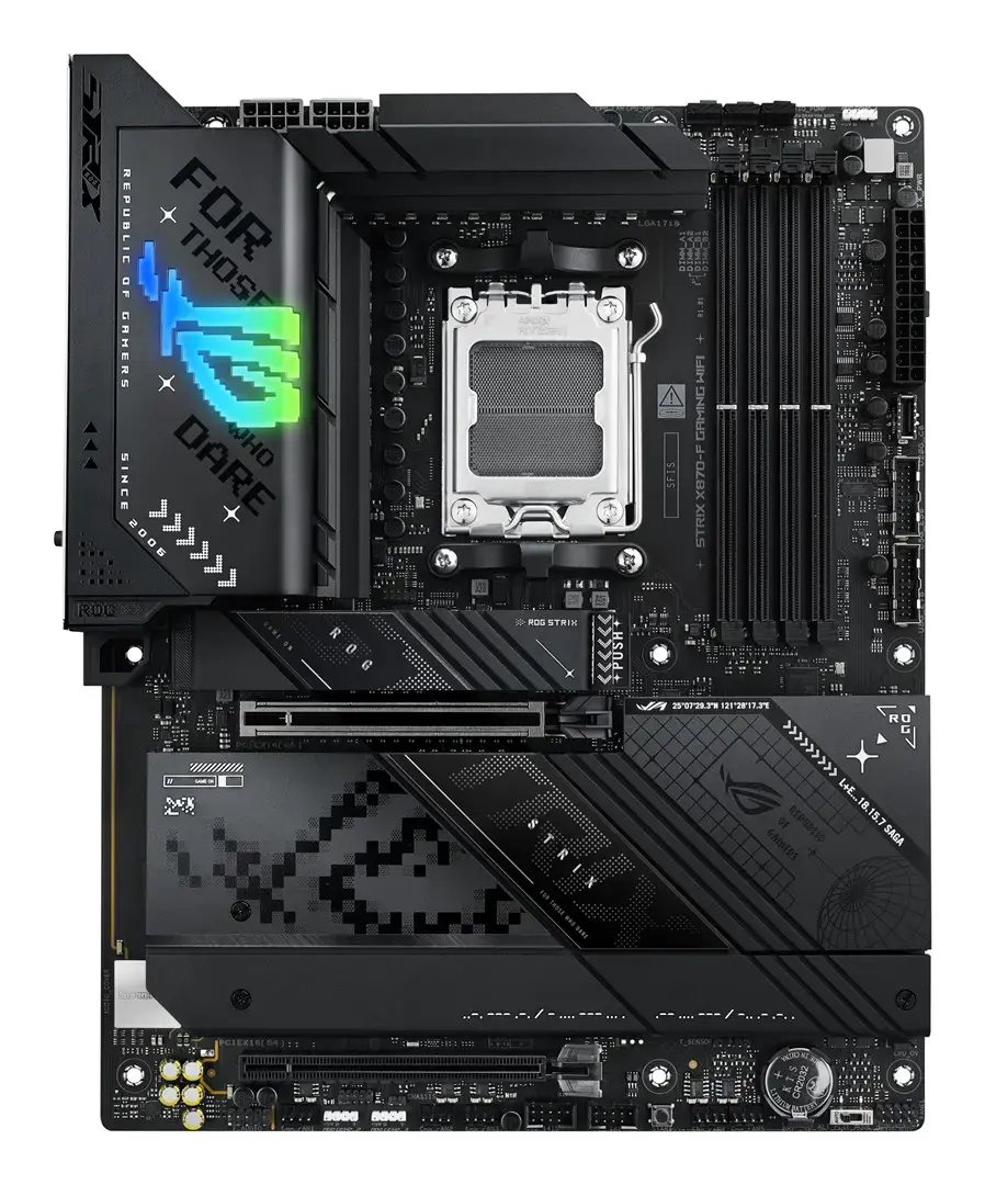ASUS ROG Strix X870-F Gaming WiFi AMD X870 Motherboard AM5 Socket ATX