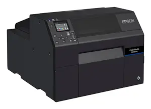 Epson ColorWorks D6500Ae, Thermal transfer, 1200 x 1200 DPI, 85 mm/sec, Colour, Wired, Black