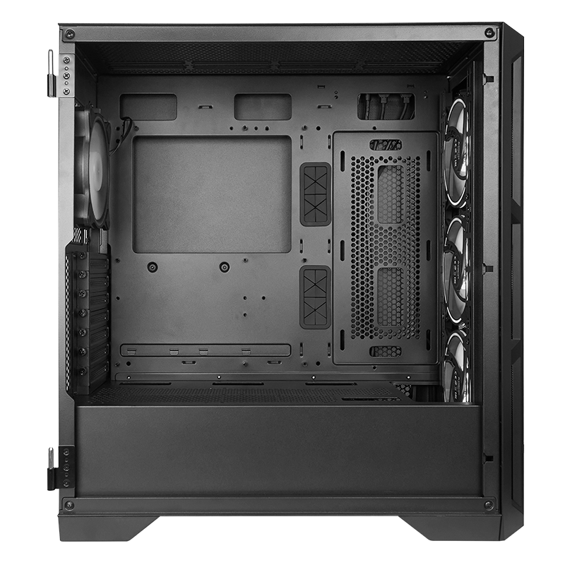 Chieftec APEX GA-01B-TG-OP ATX, Midi Tower, PC, Black, ATX, EATX, ITX, micro ATX, Mini-ITX, SPCC, Gaming