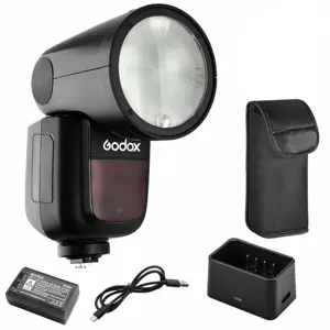 Godox V1 round head flash Canon