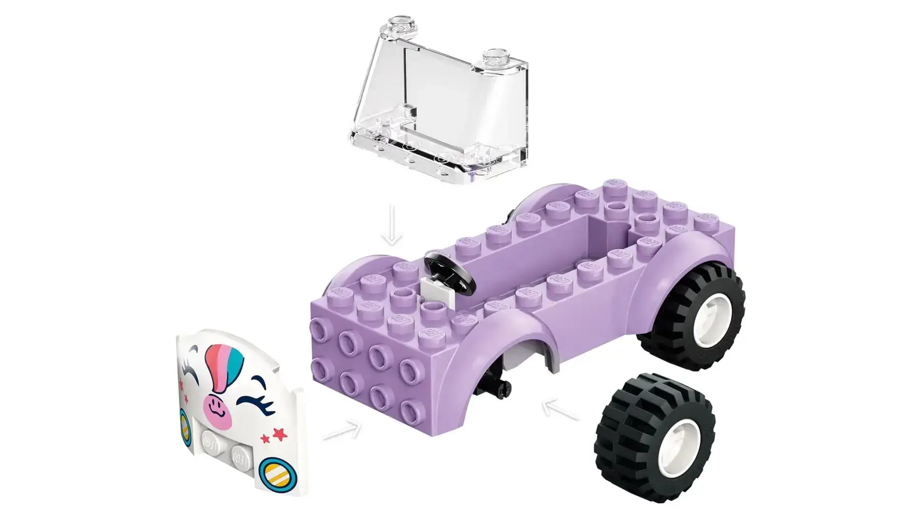 LEGO FRIENDS 42675 Unicorn Cake Delivery Car