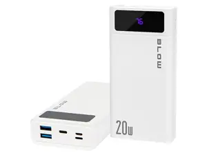 Power Bank 20000mAh QC+PD 20W + lightning PB20E