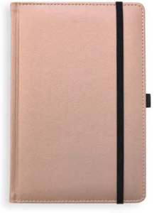 Kalendorius - užrašinė  UNIVERSAL BLACK EDITION, PU, A5, be datų, kreminė