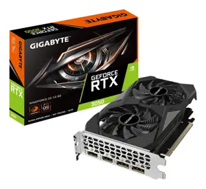 Vaizdo plokštė GIGABYTE GeForce RTX 3050 6 GB, GDDR6, GV-N3050WF2OCV2-6GD