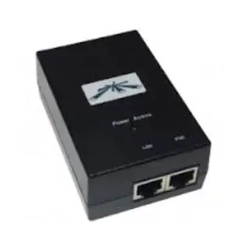 UBIQUITI POE-24-24W "Ubiquiti PoE-24" pasyvusis PoE adapteris ES, 24V 1A, apsauga nuo įžeminimo/ESD, 24W