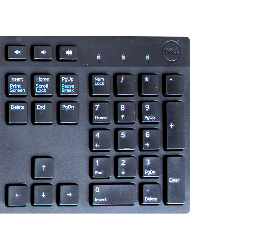 "Dell" | Juoda | KB216 | Daugialypė terpė | Laidinis ryšys | JAV | Juoda | Lietuvių kalba | Skaičių klaviatūra