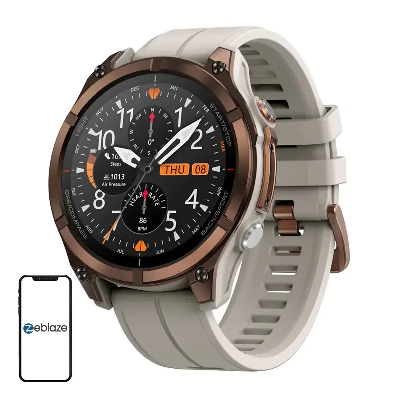 Zeblaze Stratos 4 Pro Smartwatch (Brown)