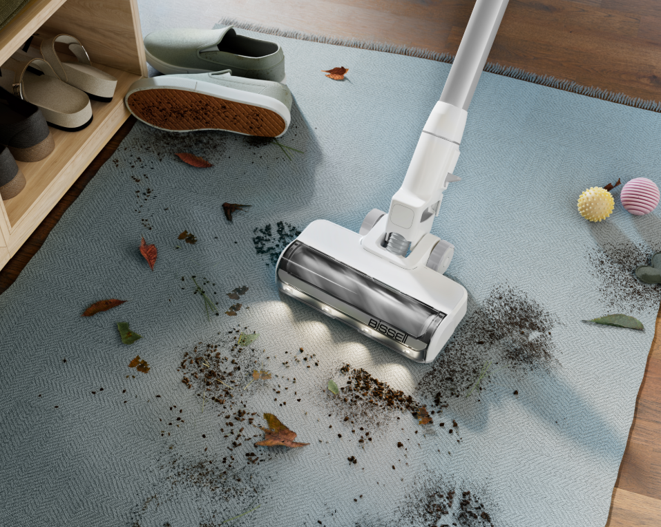 Bissell Stick Vacuum | PowerClean | Cordless operating | 200 W | Operating time (max) 40 min | Warm White/Gray/Sparkling Silver