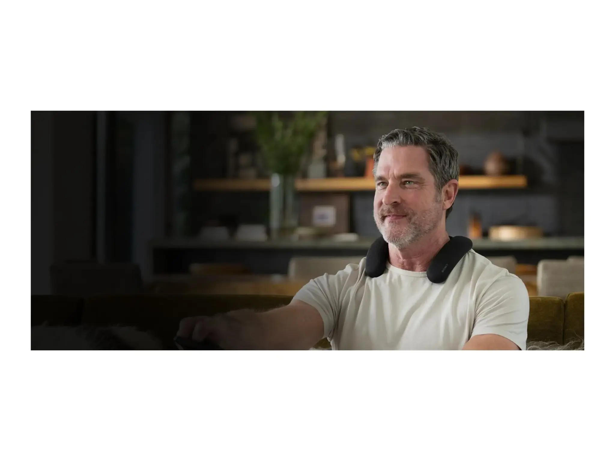 Sony Wireless Neckband Speaker | HT-AN7 Bravia Theatre U | Waterproof | Bluetooth | Black | Portable | Wireless connection