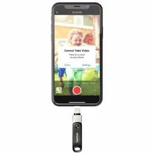 SANDISK iXpand Flash Drive Go 64GB USB 3.0, jungtis: USB-A, "Lightning