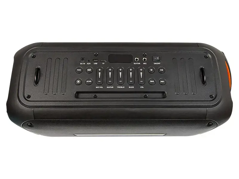 "Bluetooth" garsiakalbis DJBOX + nuotolinio valdymo pultas + mikrofonas