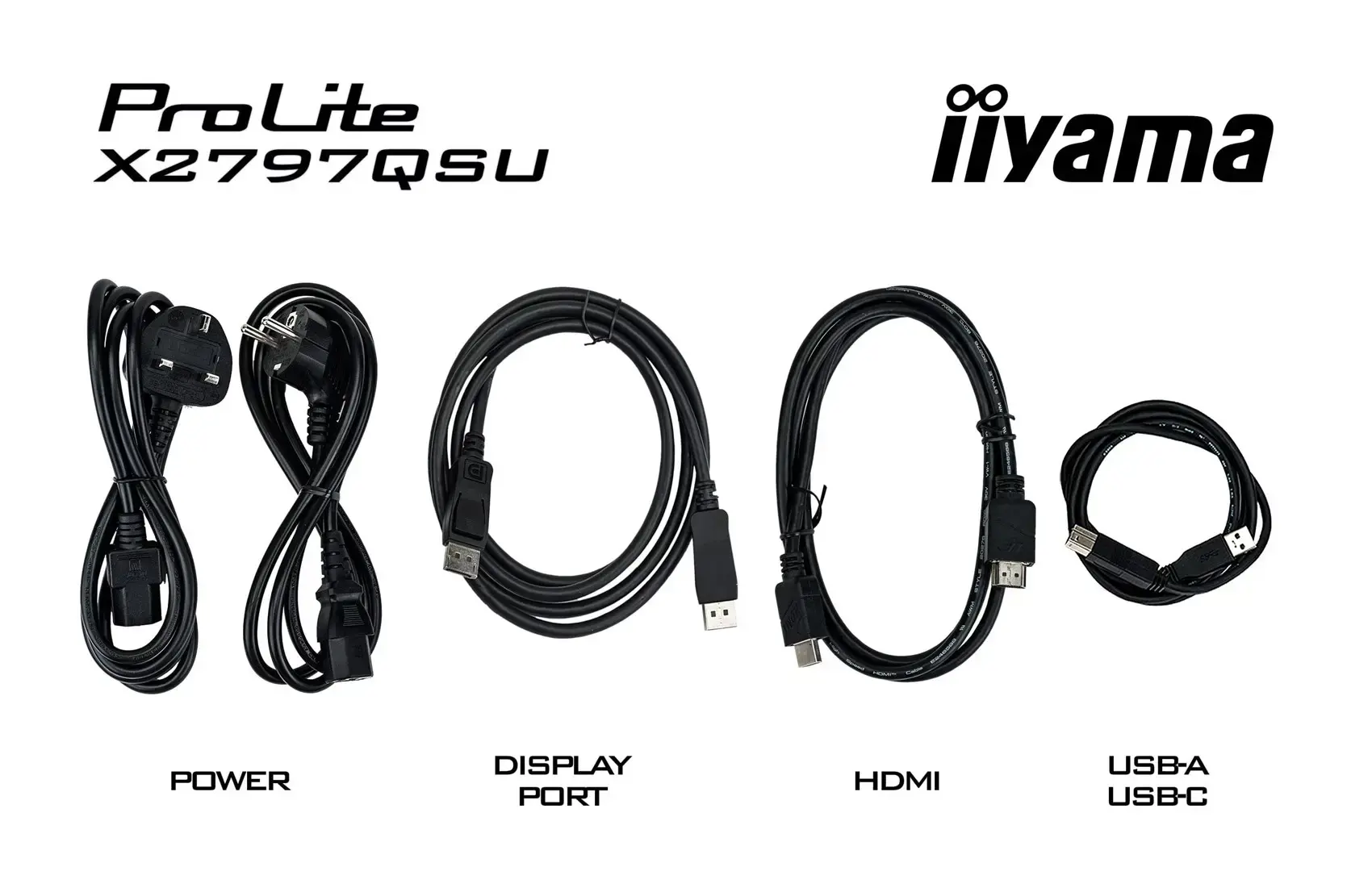 iiyama ProLite X2797QSU-B1 computer monitor 68.6 cm (27") 2560 x 1440 pixels Quad HD LED Black