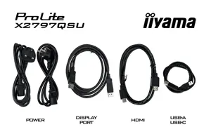 iiyama ProLite X2797QSU-B1 computer monitor 68.6 cm (27") 2560 x 1440 pixels Quad HD LED Black