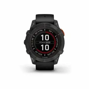 fenix 7 Pro Solar, Glass, SltGrySS w/Blk Bnd,EMEA/AUS/AFR/SA
