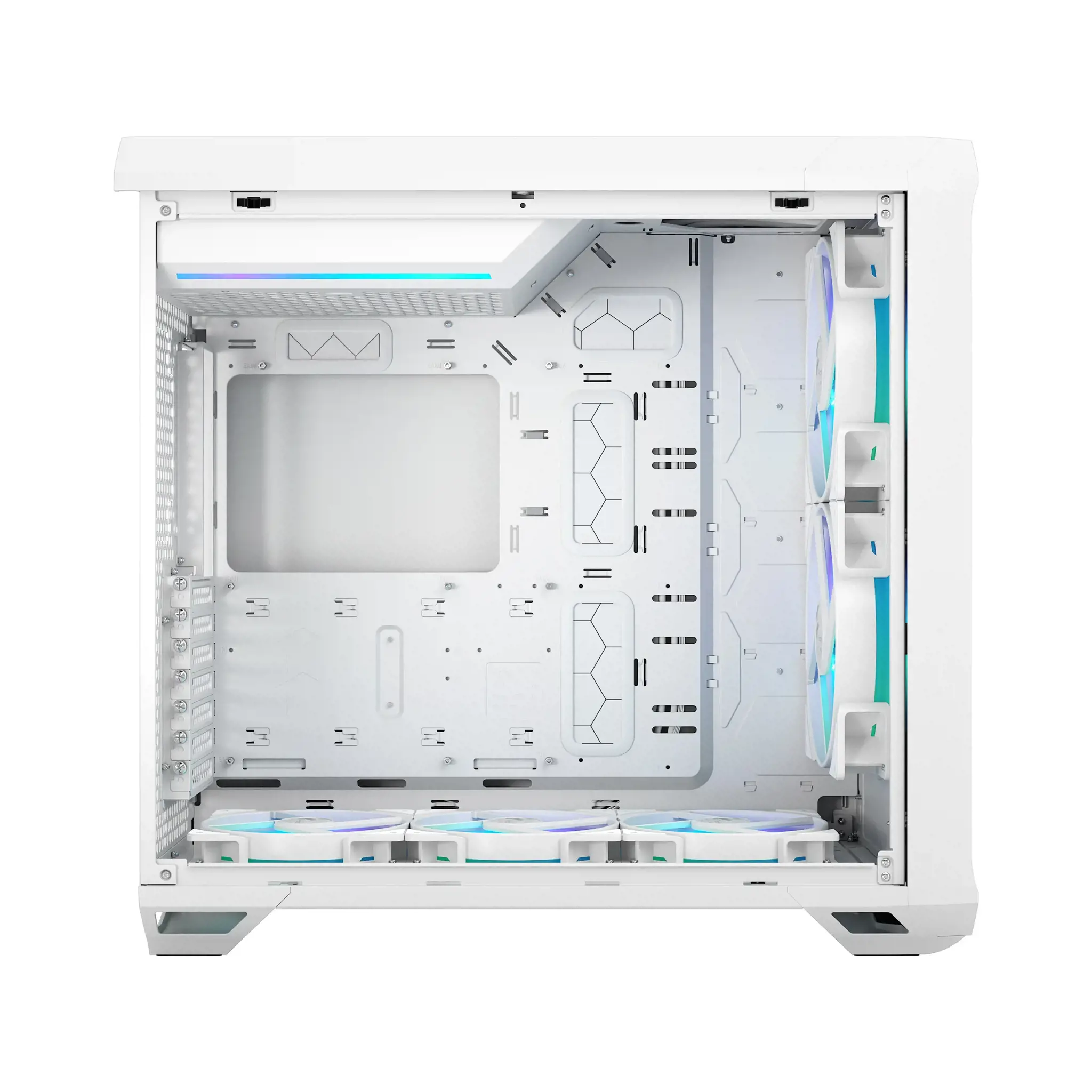"Fractal Design Torrent RGB White TG" skaidrus atspalvis