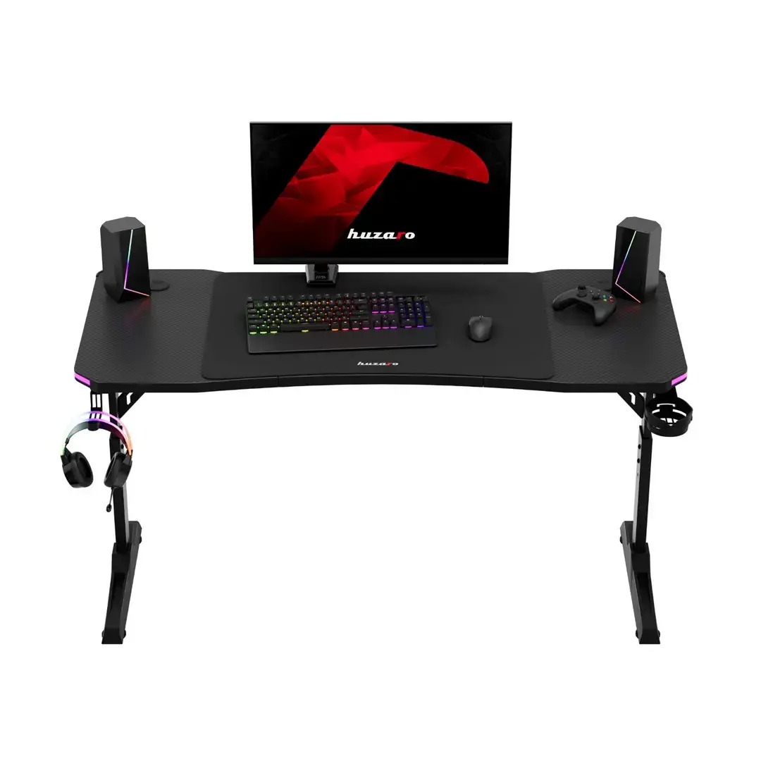 Huzaro Hero 3.6 RGB Black gaming desk