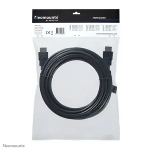 "Neomounts by Newstar" HDMI kabelis, 5 m, A tipo HDMI (standartinis), A tipo HDMI (standartinis), 10,2 Gb/s, juodas