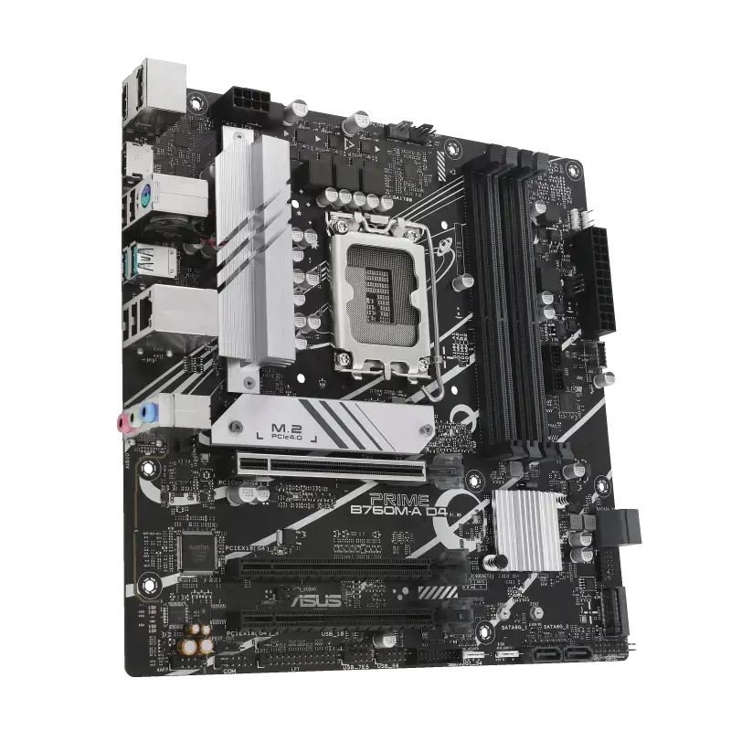 ASUS PRIME B760M-A D4-CSM LGA1700 4DDR5 microATX 4xSATA 2xDP 1.4 HDMI 2.1 MB