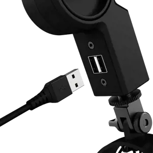 "Trust GXT 255+ Onyx", kompiuterio mikrofonas, 30-18000 Hz, 24 bitų, 96 kHz, 130 dB, kardioidinis