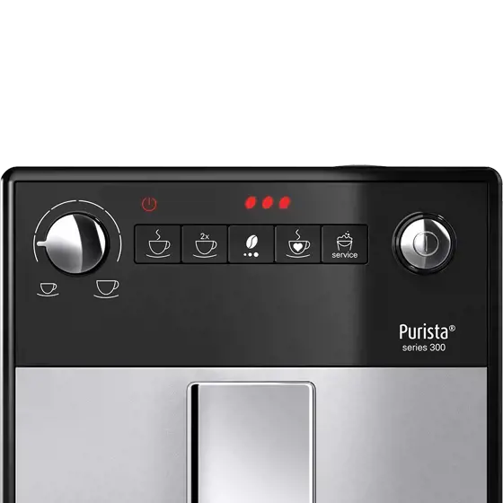 Kavos aparatas Melitta Purista F23/0-101, 1450 W, Juoda, Automatinis