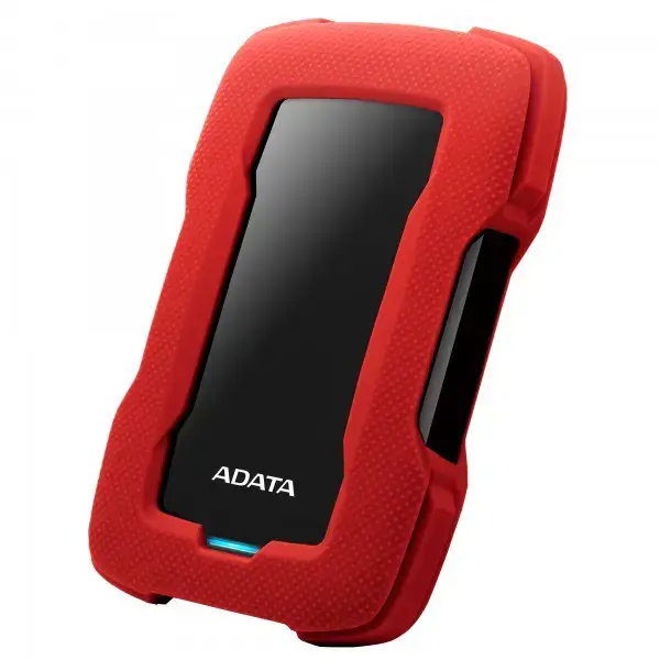 ADATA Durable Lite HD330 1TB 2,5'' USB3.1 raudonos spalvos