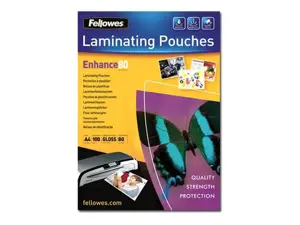 "Fellowes ImageLast" A4, 80 mikronų laminavimo dėklas - 100 pakuočių, skaidrus, plastikinis, A4, 216 mm, 1 mm, 303 mm