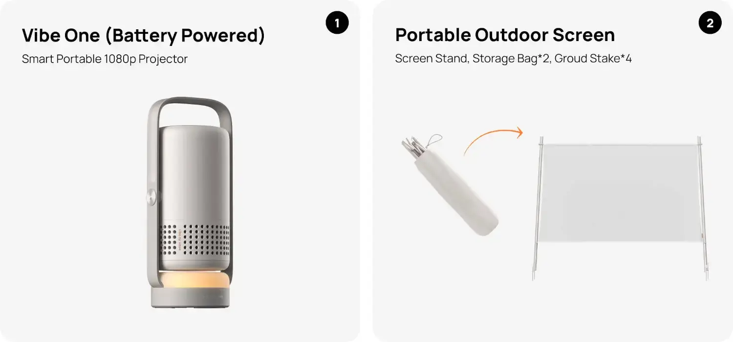 Xgimi projector Vibe One Match Night Collection