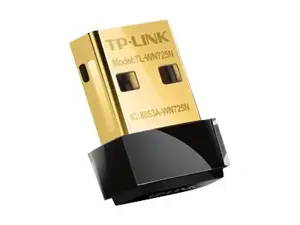 TP-LINK N150 WLAN Nano USB adapteris 802.11b/g/n USB 2.0 prievadas Programinė įranga-WPS