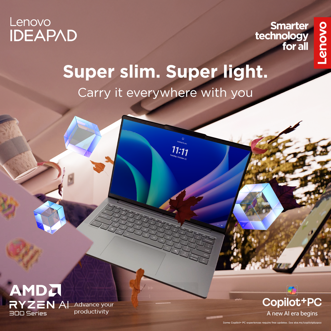 Nešiojamas kompiuteris Lenovo IdeaPad Slim 5 14ARP10, AMD Ryzen 5 7535HS (Max. 4.55GHz, 16M, 6C), 512 GB, 14 Coliai, Windows 11 Home