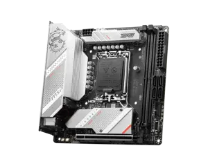 MSI MPG B760I EDGE WIFI, "Intel", LGA 1700, "Intel® Celeron®", "Intel® Pentium® Gold", LGA 1700, DDR5-SDRAM, 96 GB