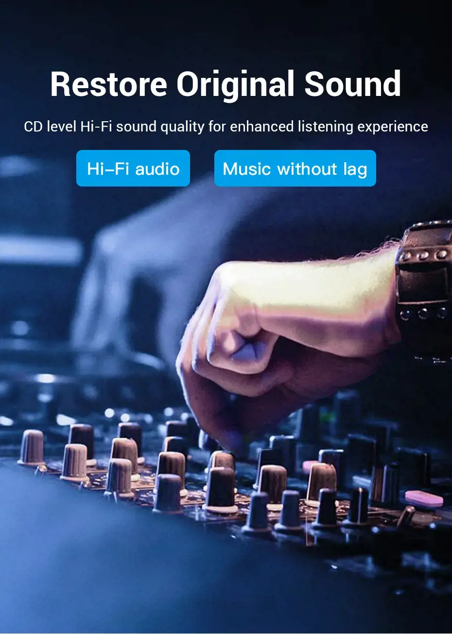 "Vention" USB Bluetooth5.0 adapteris baltas, laidinis, USB, "Bluetooth", baltas