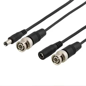 Kabelis su BNC DELTACO, 25m, juodas / MM-82F