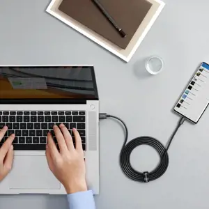 "Baseus Superior" serijos USB ir USB-C kabelis, 65 W, 1 m (juodas)