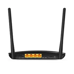 TP-Link 300 Mbps belaidis N 4G LTE maršrutizatorius, "Wi-Fi 4" (802.11n), vienos juostos (2,4 GHz), Ethernet LAN, 3G, juodas, stalinis maršrutizatorius