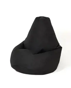 "Sako" krepšys "Pouffe Pear" juodas XL 130 x 90 cm