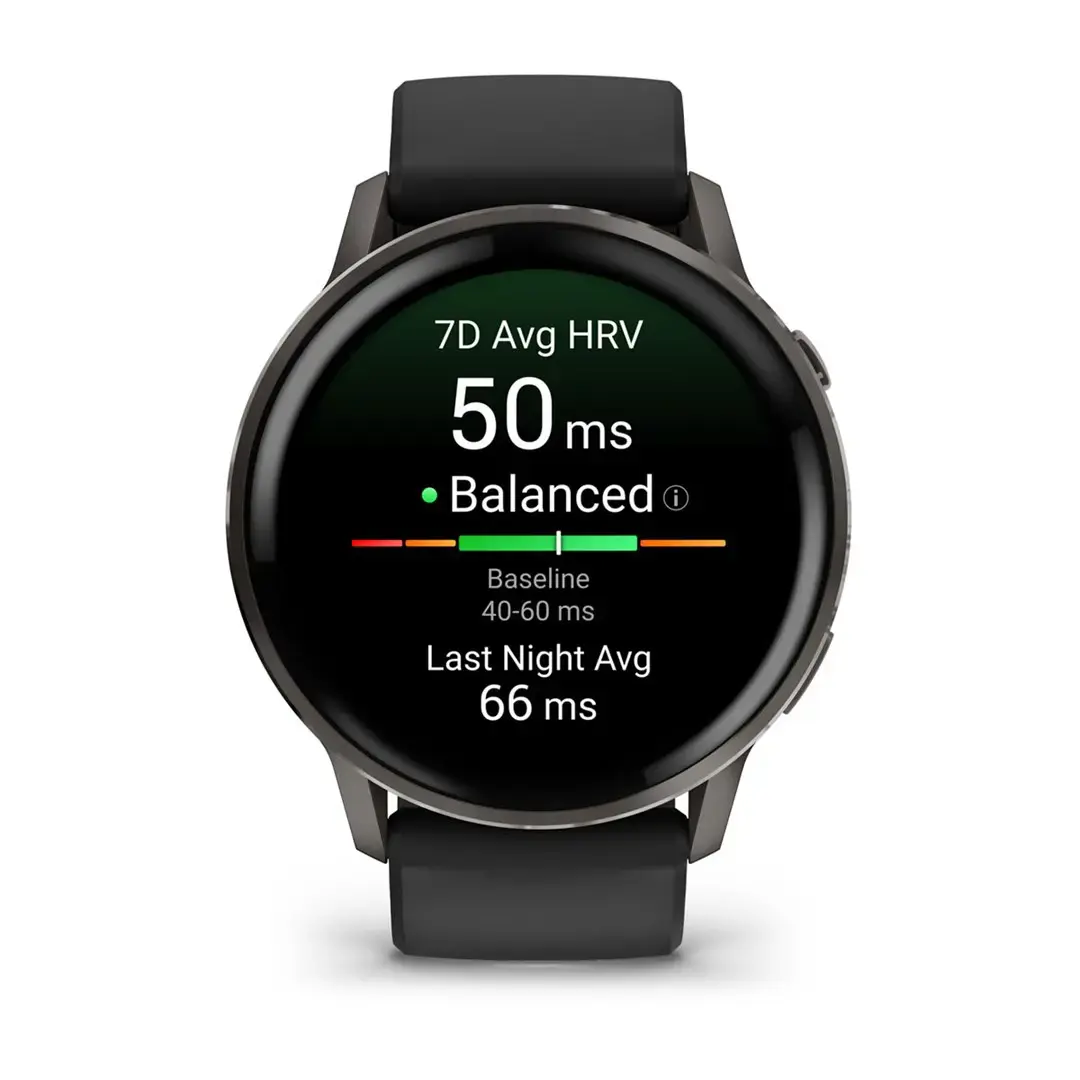 Garmin Venu 4 3.56 cm (1.4") AMOLED 45 mm Digital 454 x 454 pixels Touchscreen Black Wi-Fi GPS (satellite)